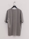 BASERANGE crew neck short sleeve T-shirt France BAS-TOBTE-CO-WI24-XWYH BASALT GREY